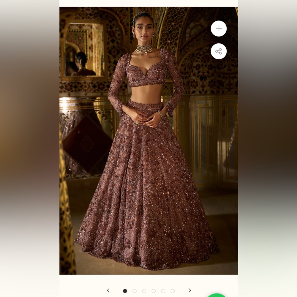 Seema gujral sequin lehenga